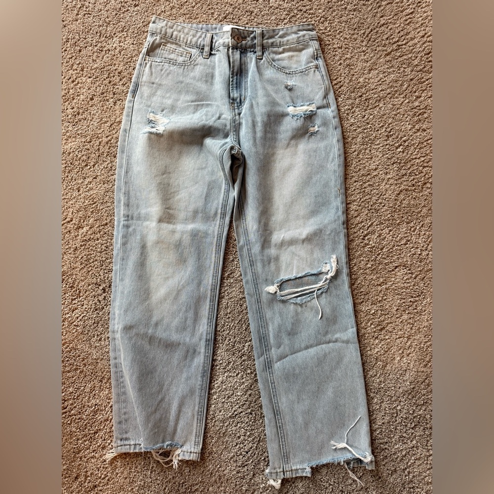 Vervet Distressed Light Blue Jeans